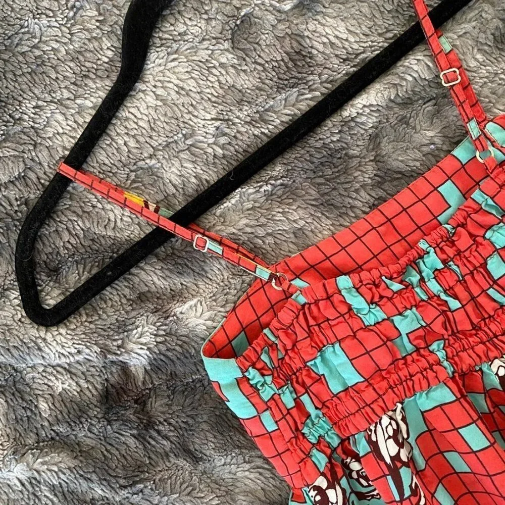 Vida Bella Printed Asian Print Flow Jumpsuit - Picture 11 of 12